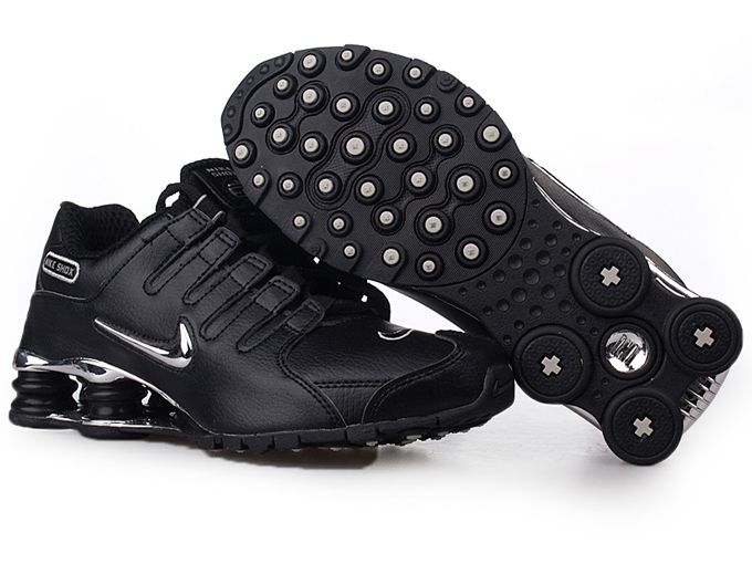 Mens Nike Shox Nz Sl Si Shoes Black Silver